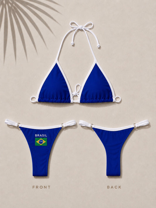 Blue Brasil Fita Bikini