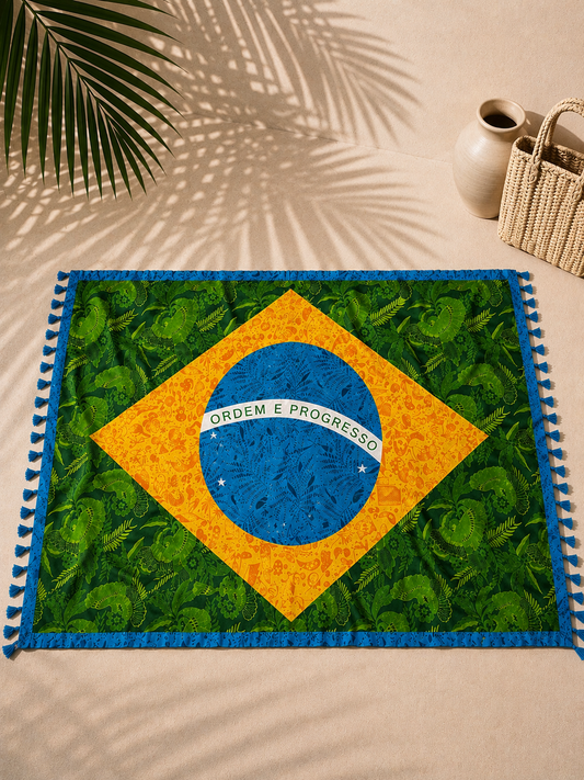 Brazil Print Canga Viscose