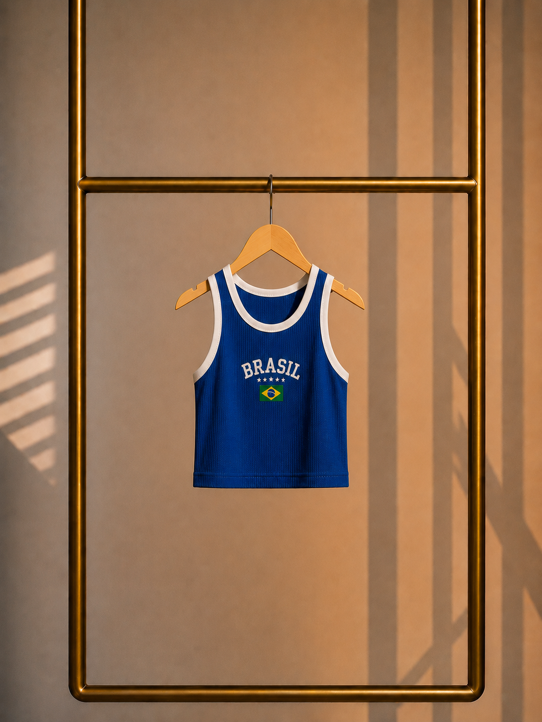 Brasil Blue Tank Top
