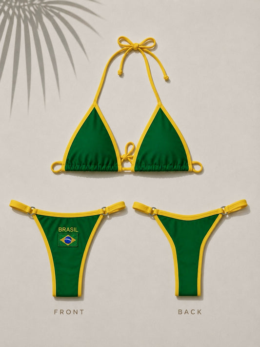 Green Brazil Fita Bikini
