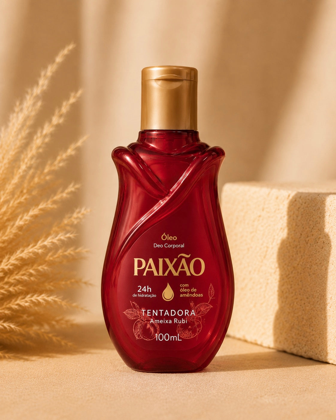 Paixão Tentadora Ameixa Rubi Body Oil — 100mL