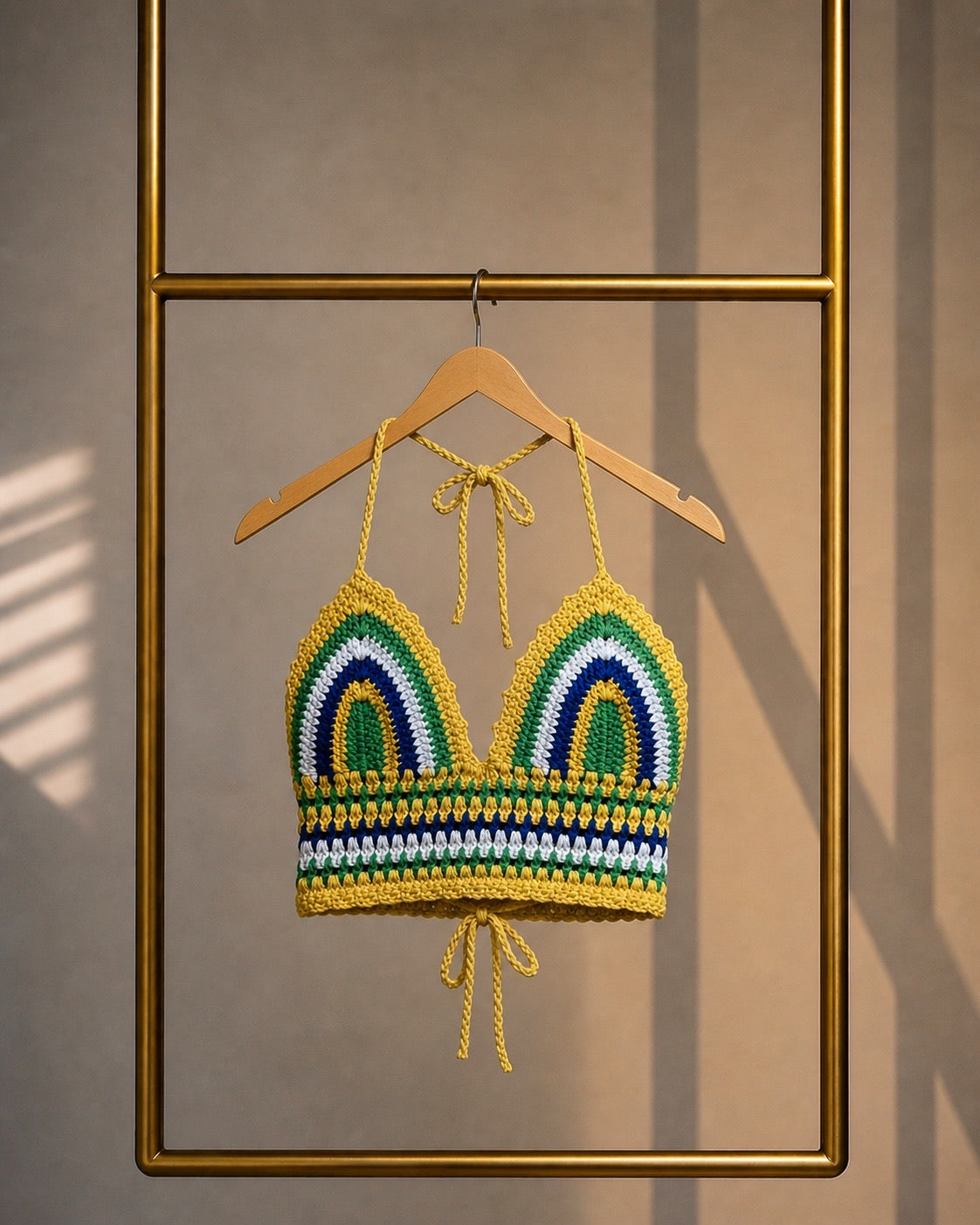 TriColor Crochet Top
