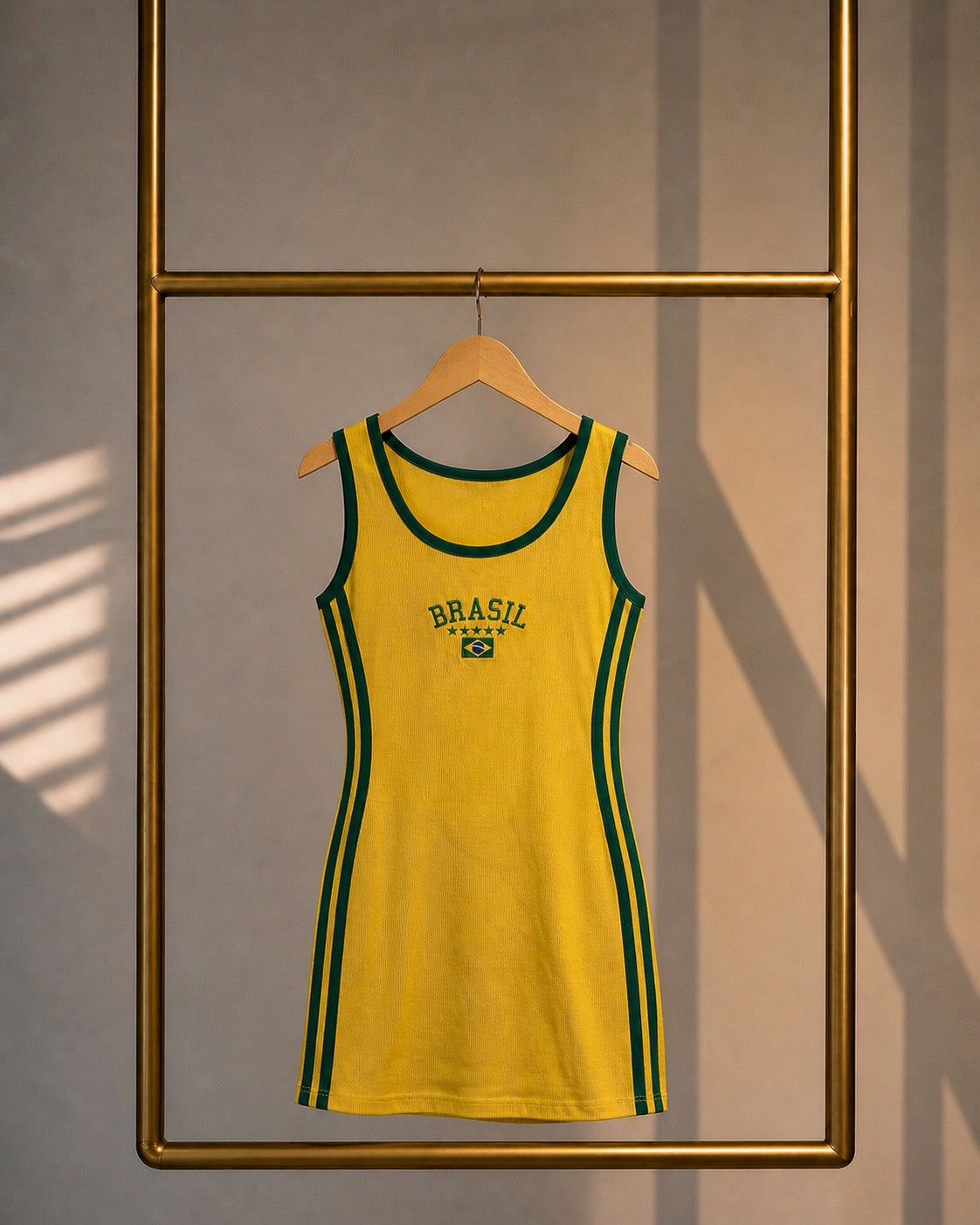 Yellow Brasil Dress