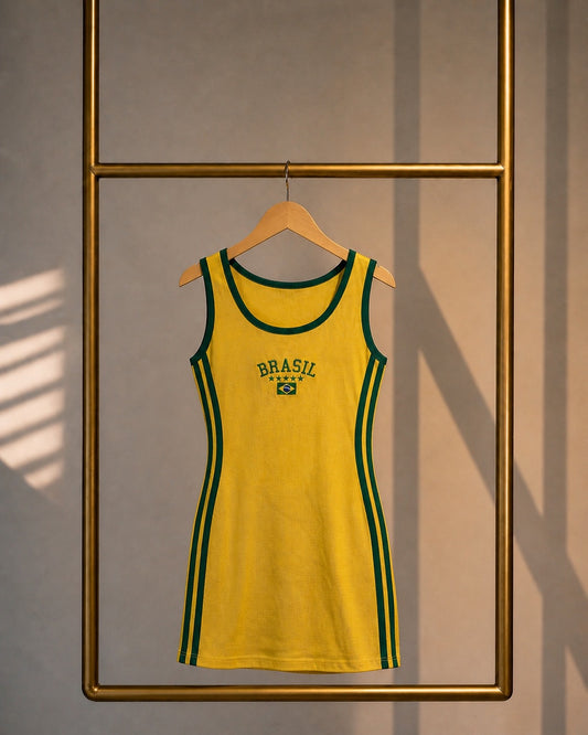 Yellow Brasil Dress